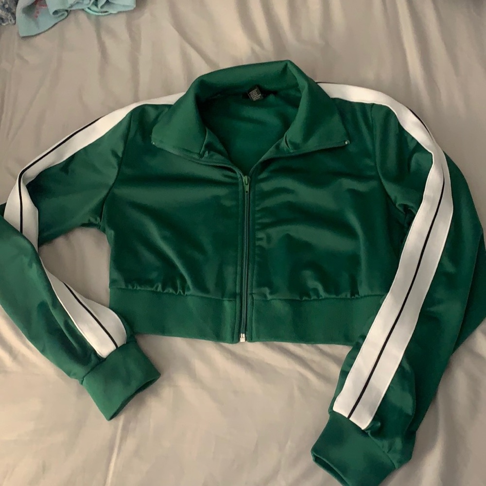 Cropped Zip Up